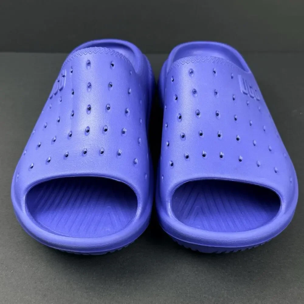 UGG SAMPLE Slide It Men’s Size 9 Blue EVA Foam Pool Beach Sandals 1137973 NEW